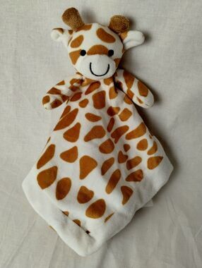 Apricot Lamb Giraffe Lovey Security Blanket Plush Stuffed Animal - Baby 13 Inch